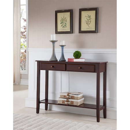 Kb 32 x 42 x 12 in. Console Table - Walnut C1200